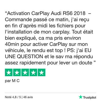 Activation Apple CarPlay & Android Auto | Audi R8