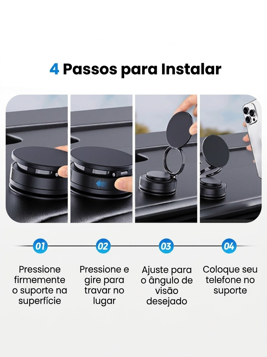 Suporte Magnético Ajustável