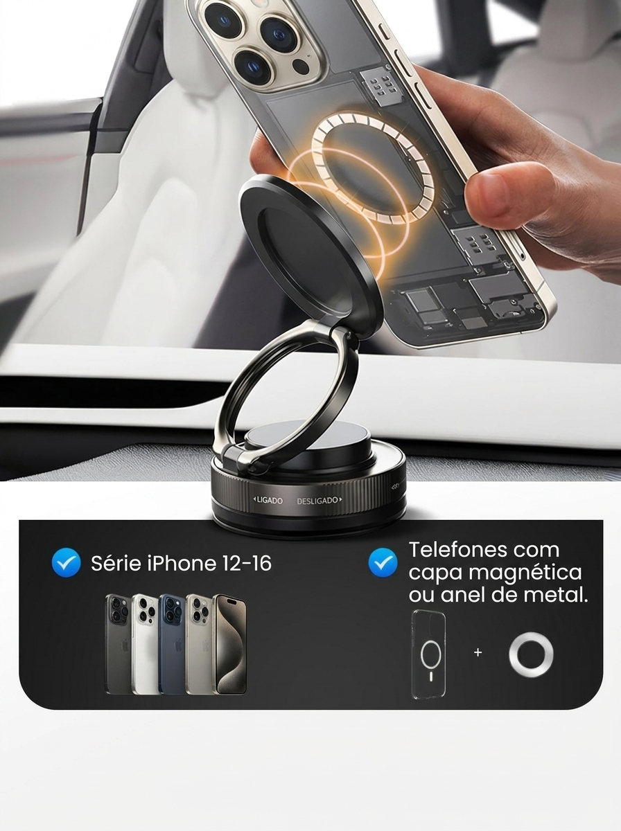 Suporte Magnético Ajustável