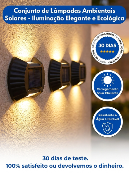 Luz Solar Exterior Premium Brilhante