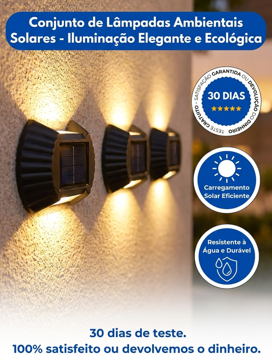 Luz Solar Exterior Premium Brilhante