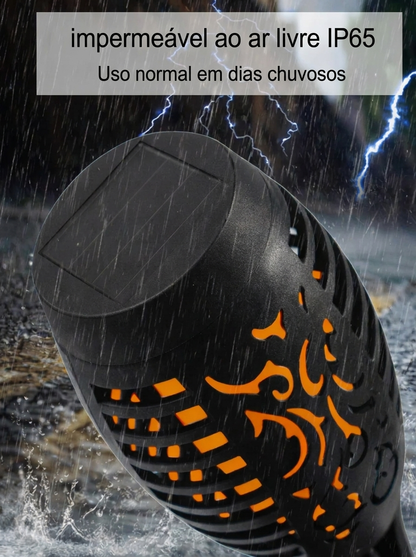 Lâmpadas Chama Solar Jardim