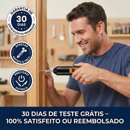 Mini Chave de Fenda Elétrica USB – 12 Pontas de Precisão