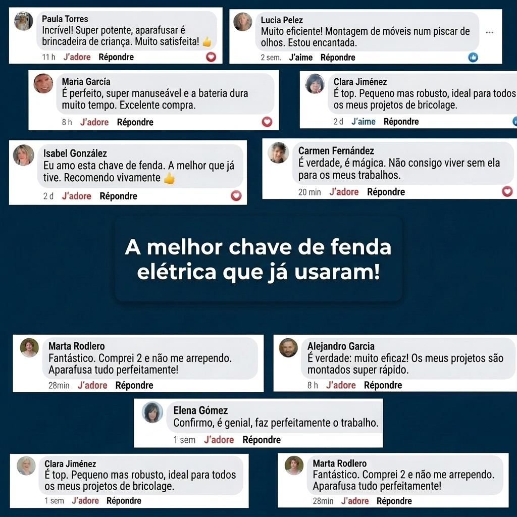 Mini Chave de Fenda Elétrica USB – 12 Pontas de Precisão