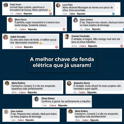 Mini Chave de Fenda Elétrica USB – 12 Pontas de Precisão