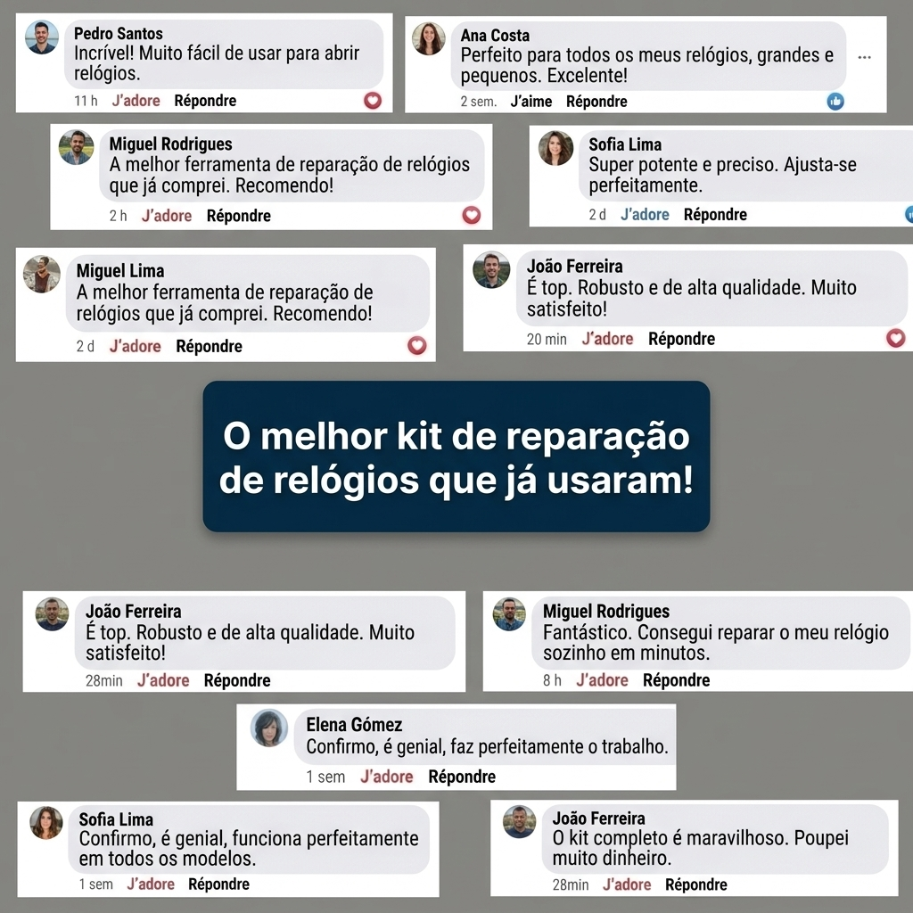 Kit Profissional de Relógios