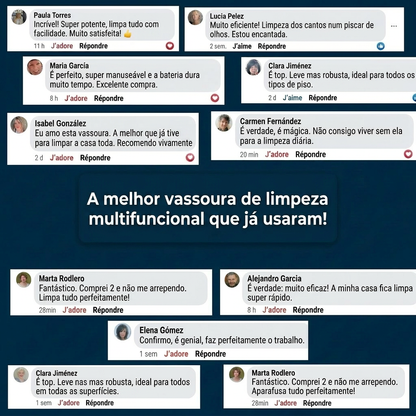 Vassoura de Limpeza Multifuncional com Microfibra & Papel Toalha