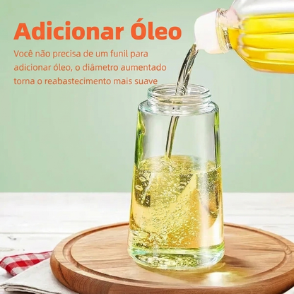 Dosador de Óleo 2 em 1 – Spray & Bico Dosador de Precisão