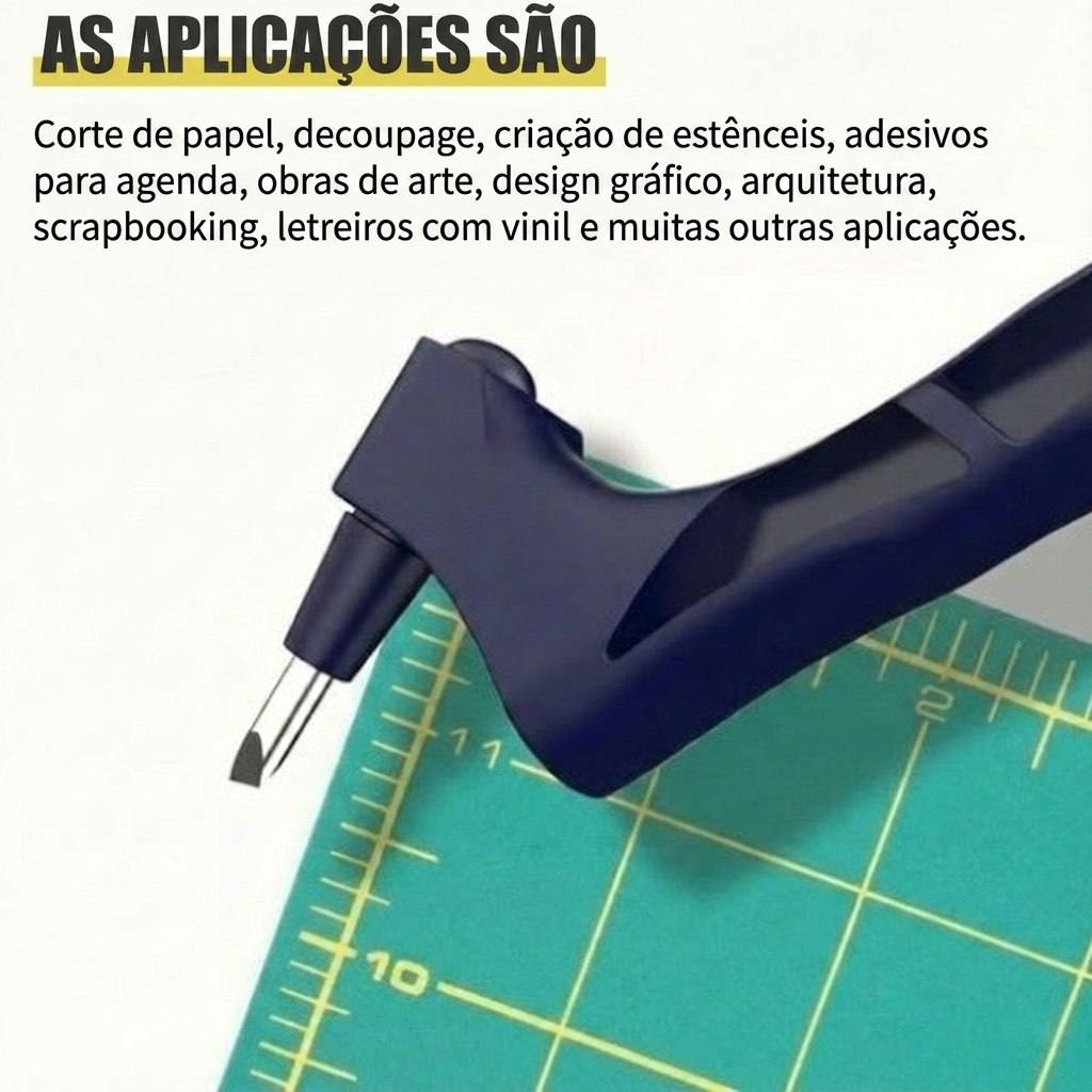 Cortador Rotativo de Precisão para Artesanato