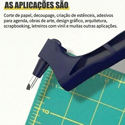 Cortador Rotativo de Precisão para Artesanato