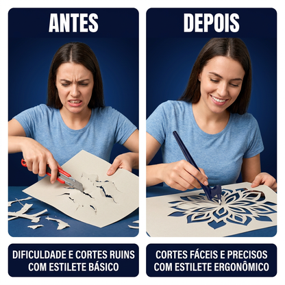 Cortador Rotativo de Precisão para Artesanato