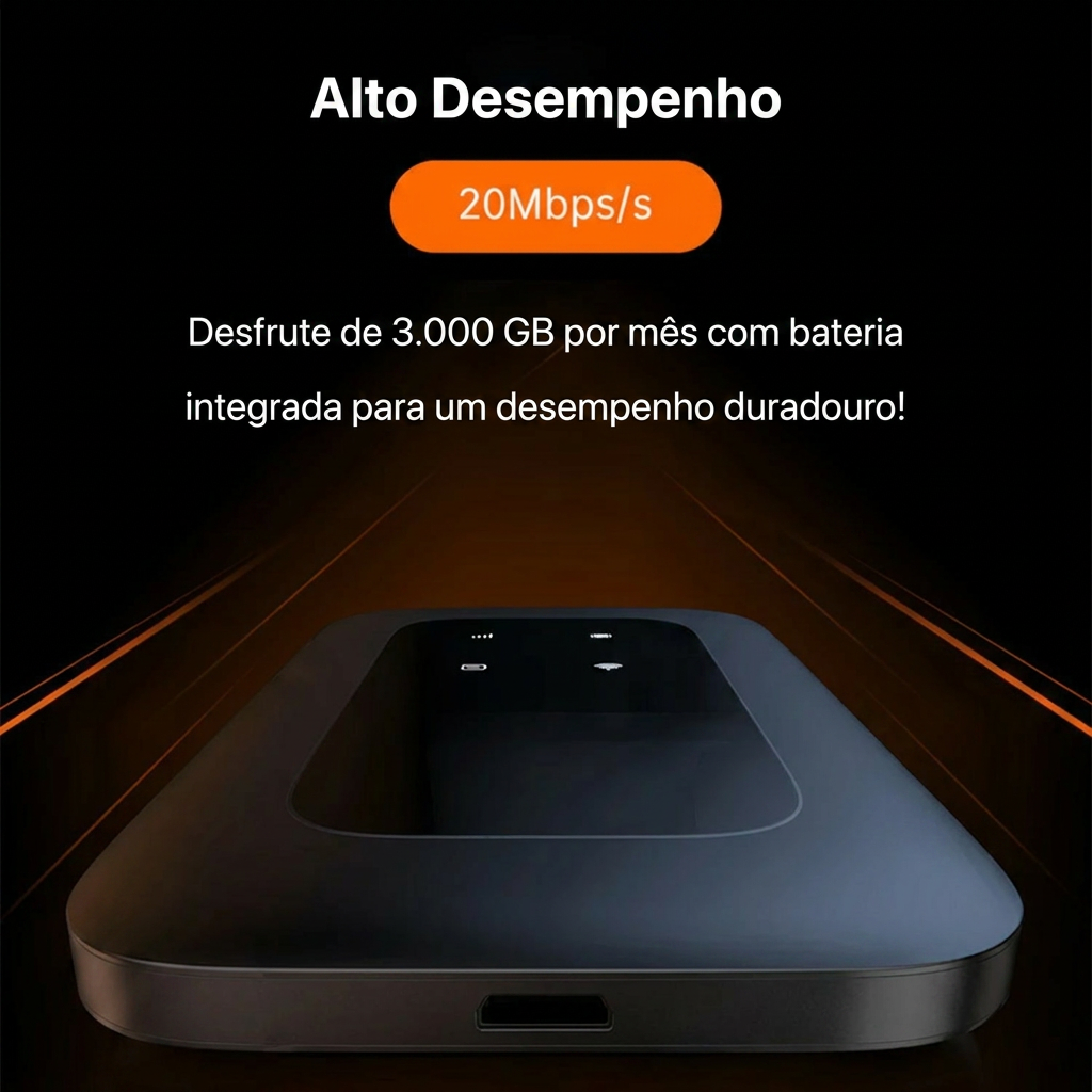Router Wi-Fi 5G portátil – Ponto de acesso móvel à Internet sem fios de alta velocidade