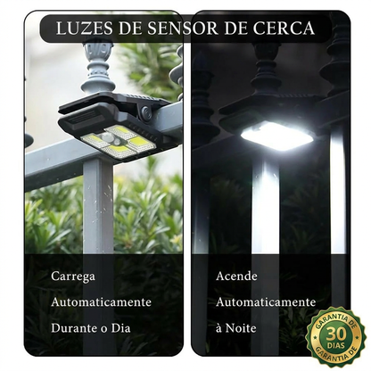 Luzes solares com sensor de movimento