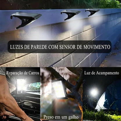 Luzes solares com sensor de movimento