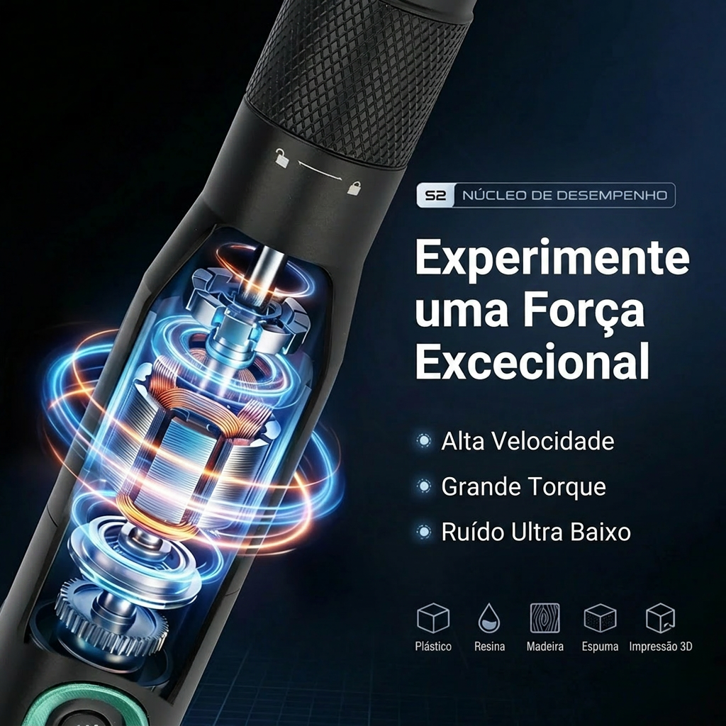Kits de ferramentas rotativas sem fios para amadores e artesãos
