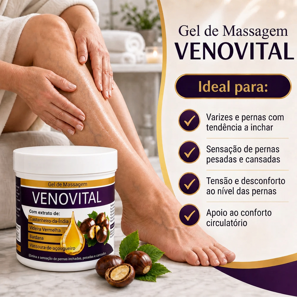 VENOVITAL - Gel calmante para varizes