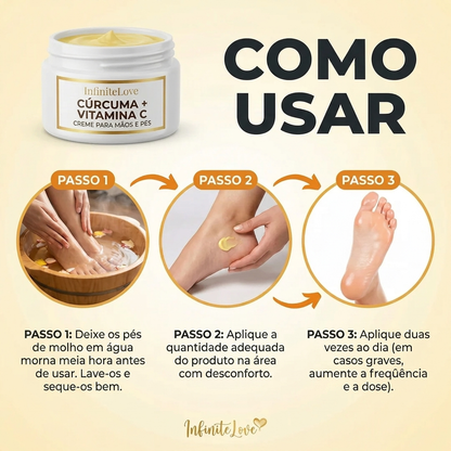 Creme Reparador para Mãos e Pés – Hidrata, Repara e Uniformiza o Tom da Pele