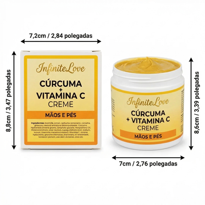 Creme Reparador para Mãos e Pés – Hidrata, Repara e Uniformiza o Tom da Pele
