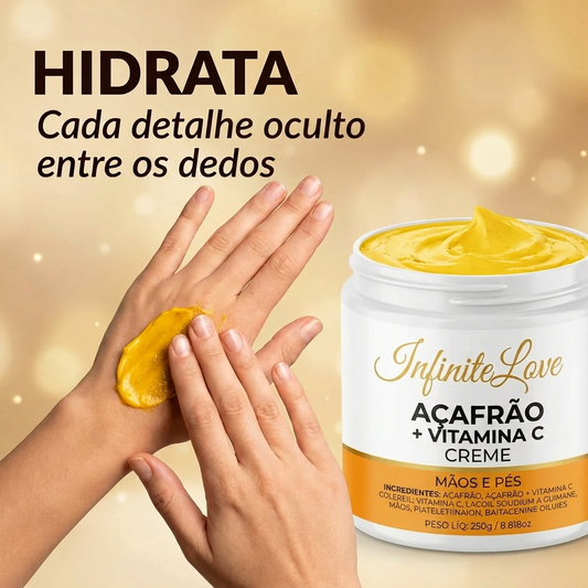 Creme Reparador para Mãos e Pés – Hidrata, Repara e Uniformiza o Tom da Pele