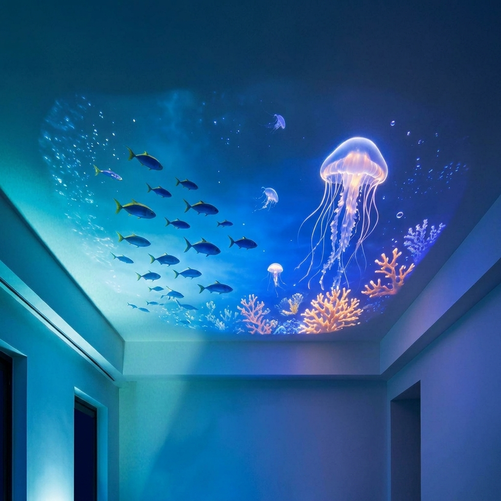 Projetor LED Galáxia & Oceano – Ambiente Relaxante 360°