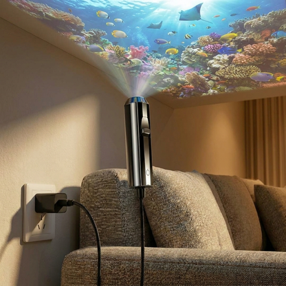 Projetor LED Galáxia & Oceano – Ambiente Relaxante 360°