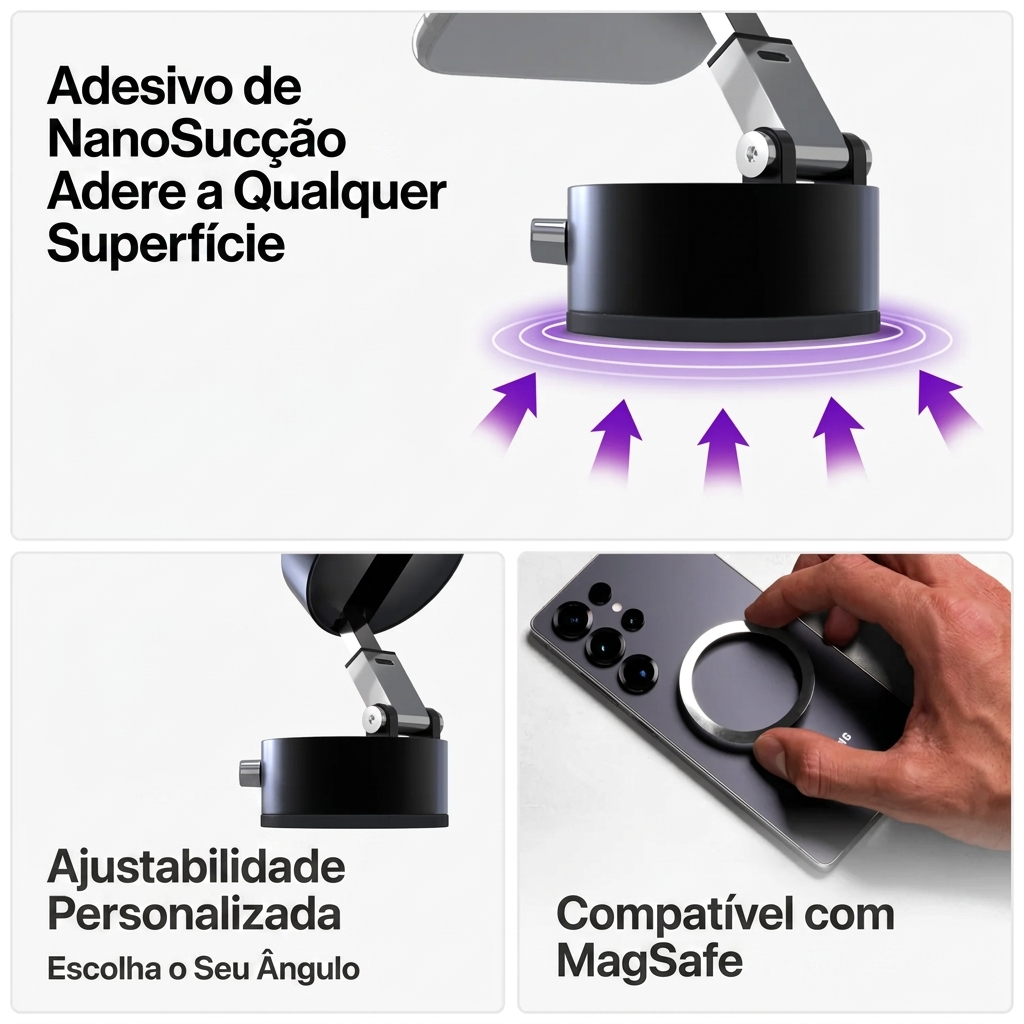 SUPORTE PARA TELEMÓVEL (2.ª geração)
