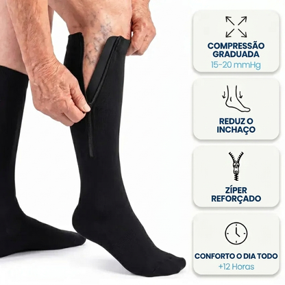 Meias de Compressão – Fácil de Calçar e Conforto Diário