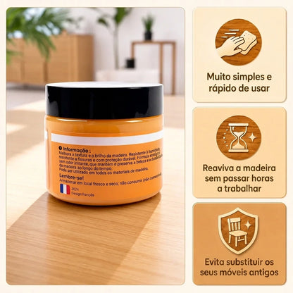 Cera Restauradora para Madeira – Restaura, Protege e Dá Brilho