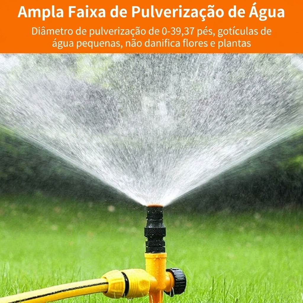 Irrigador Giratório 360º Prático