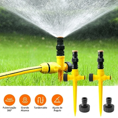 Irrigador Giratório 360º Prático