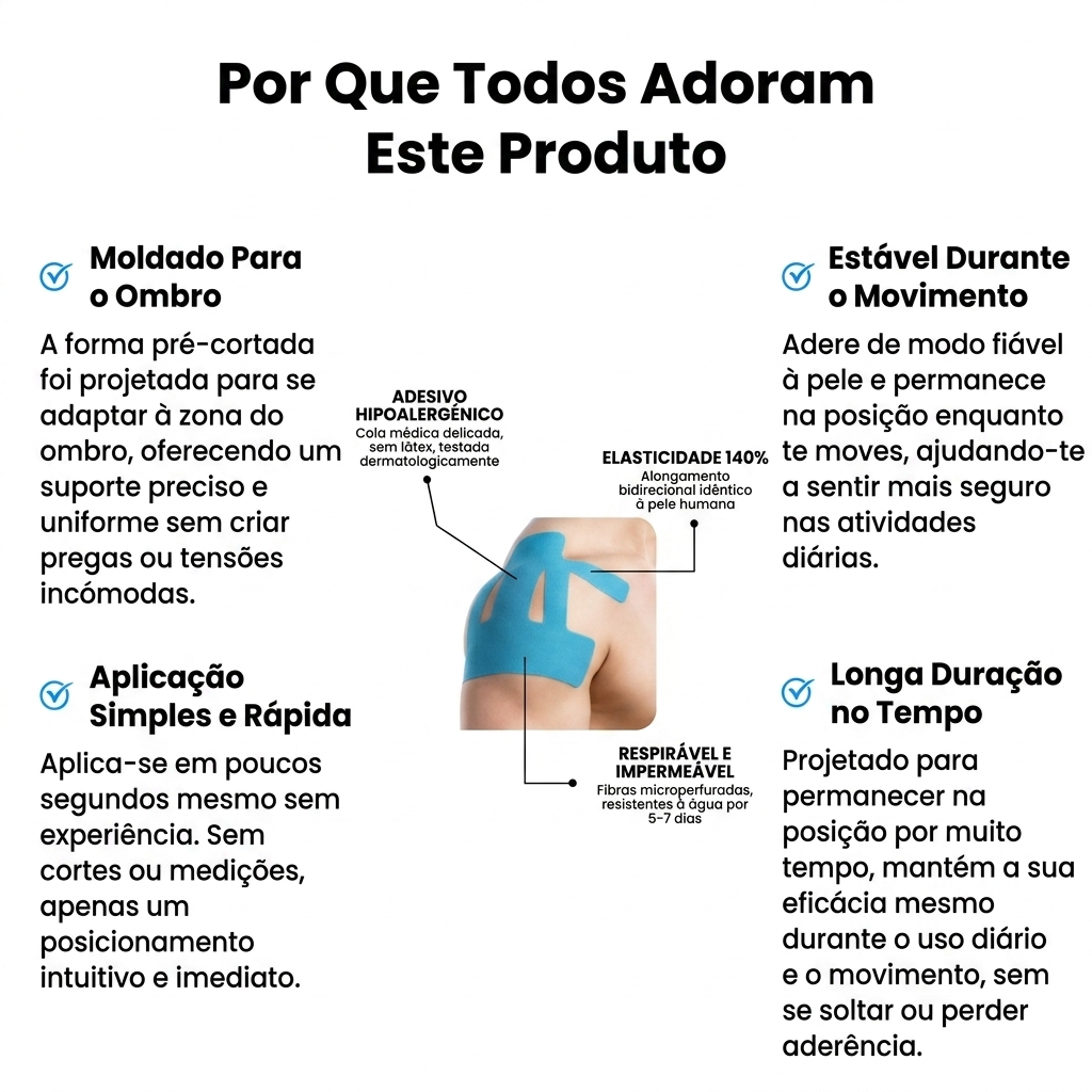 Suporte de Compressão para Ombro – Estabilidade, Conforto e Liberdade de Movimento