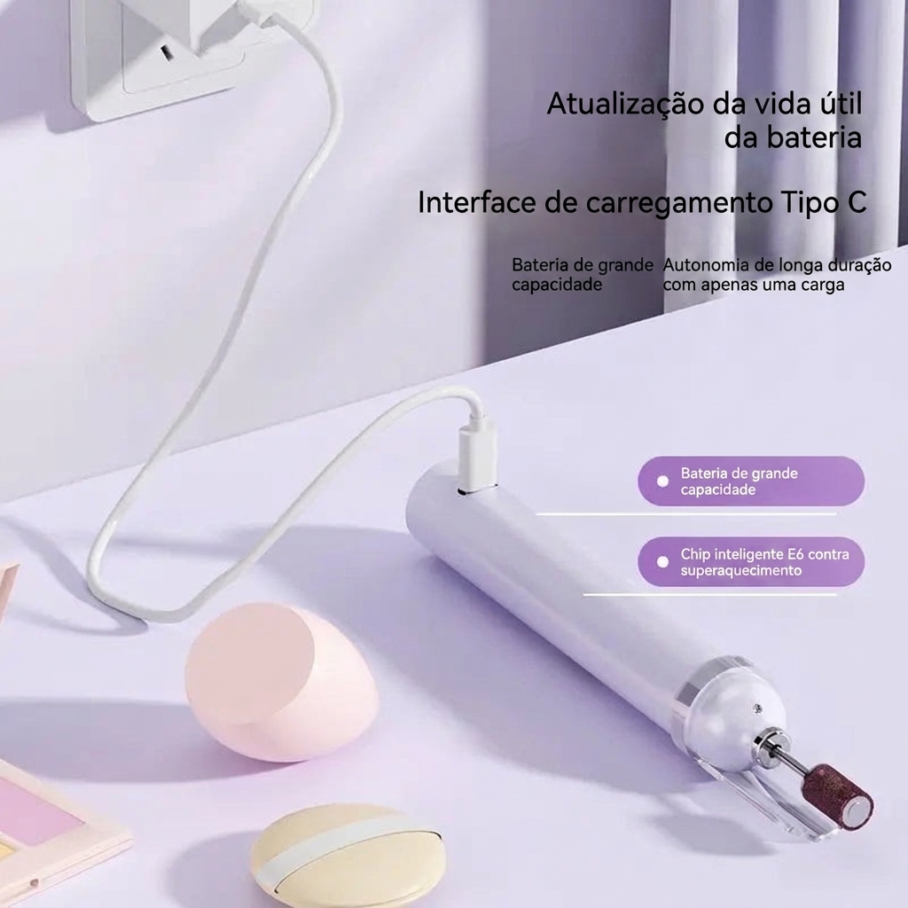 Lima Elétrica Unhas LED