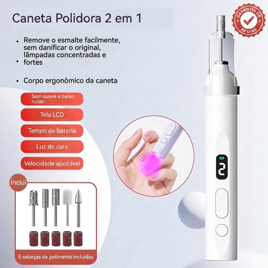 Lima Elétrica Unhas LED
