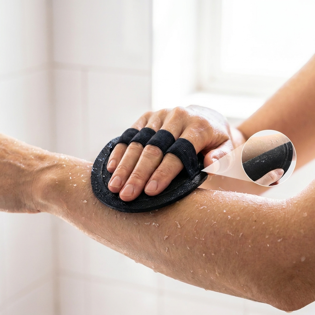 Esponja Esfoliante para o Corpo – Esfolia, Limpa e Suaviza a Pele