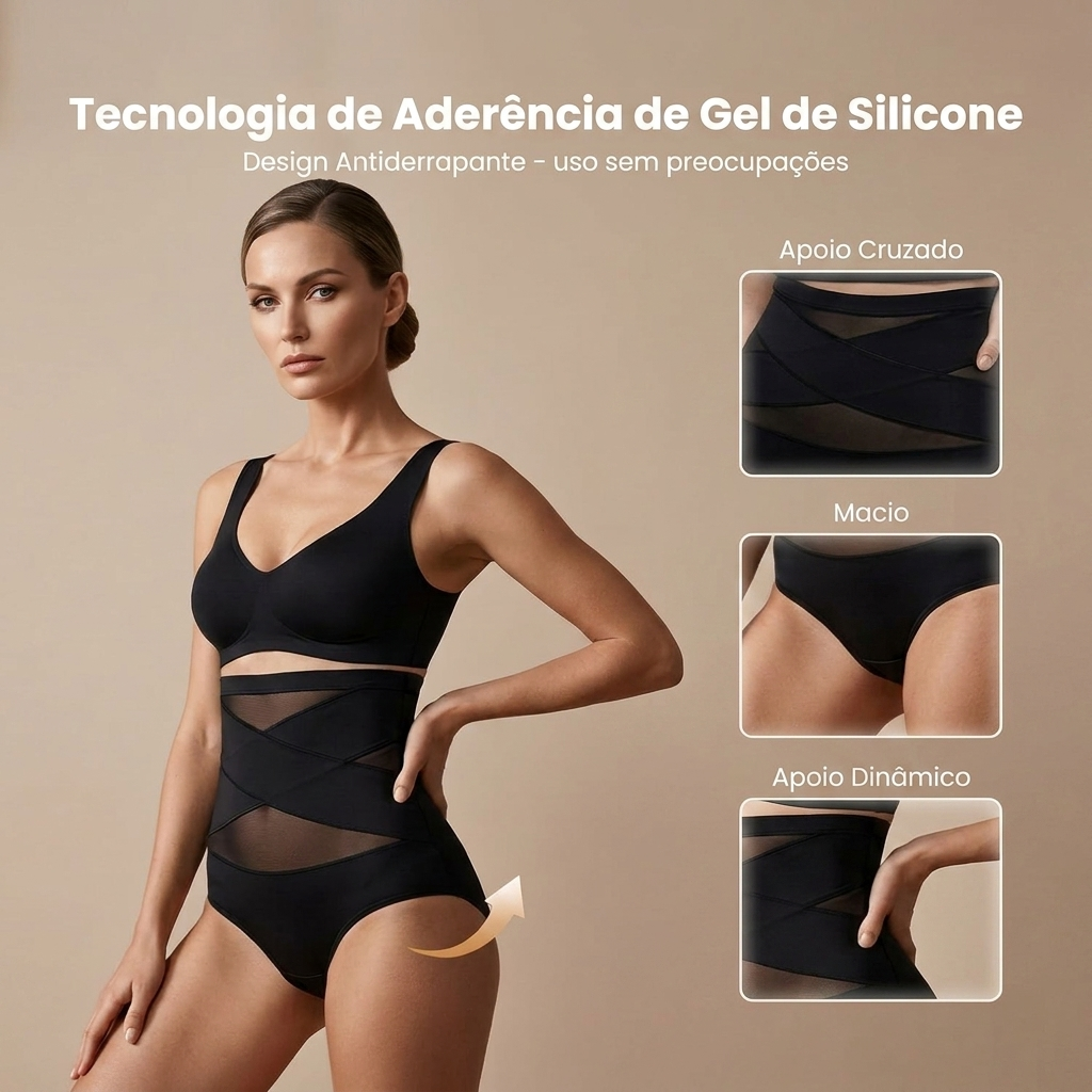 Cinta Modeladora Conforto Alto Diária