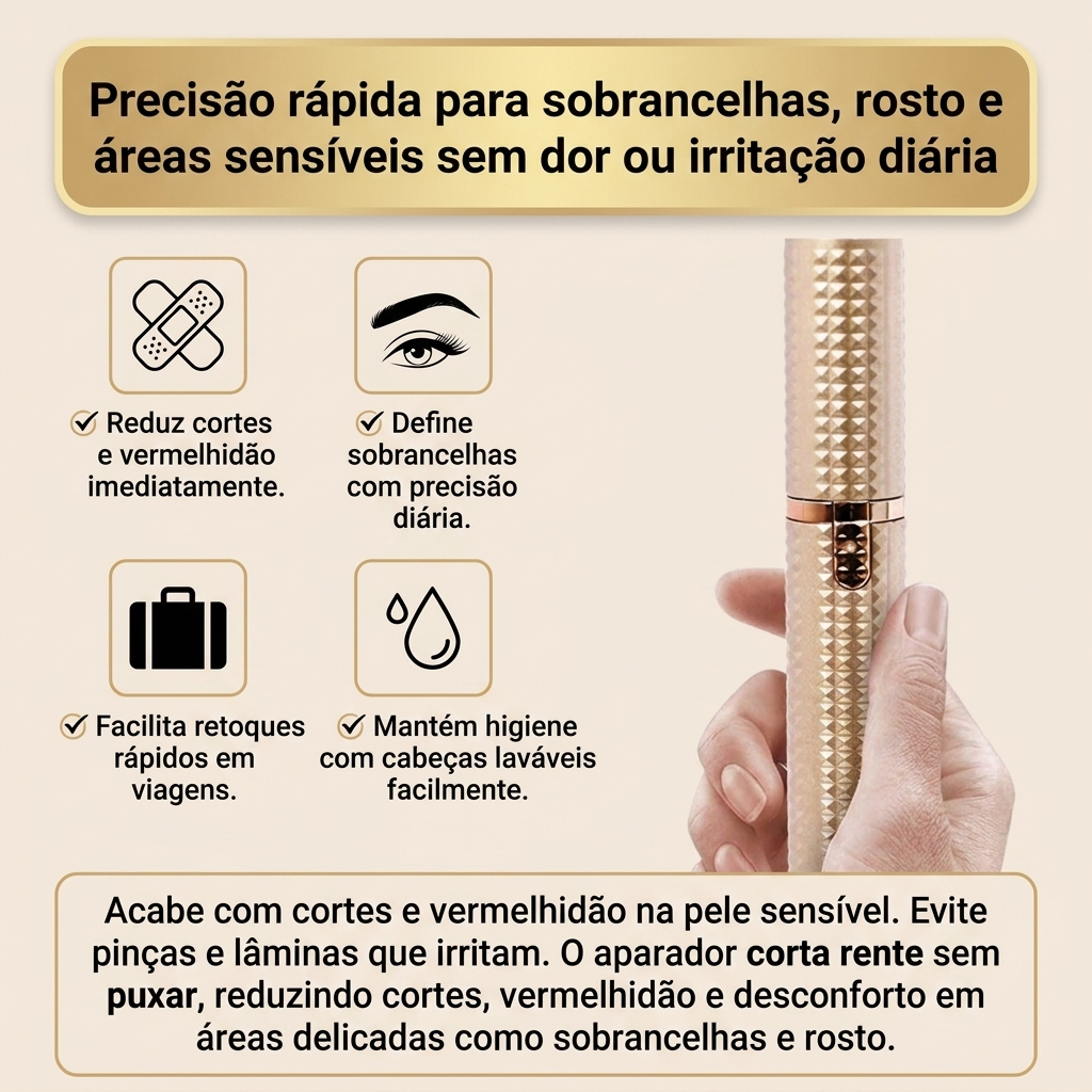 Aparador Facial Portátil Pro Compacto