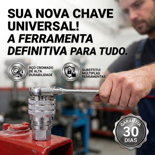 Chave de Encaixe Universal 10–19 mm.