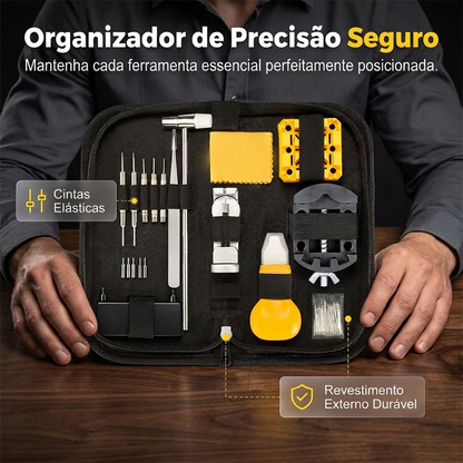 Kit completo de reparação de relógios – 72 peças, todas as ferramentas necessárias para abrir, ajustar e reparar em casa