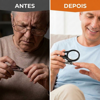 Cortador de Unhas com Lupa