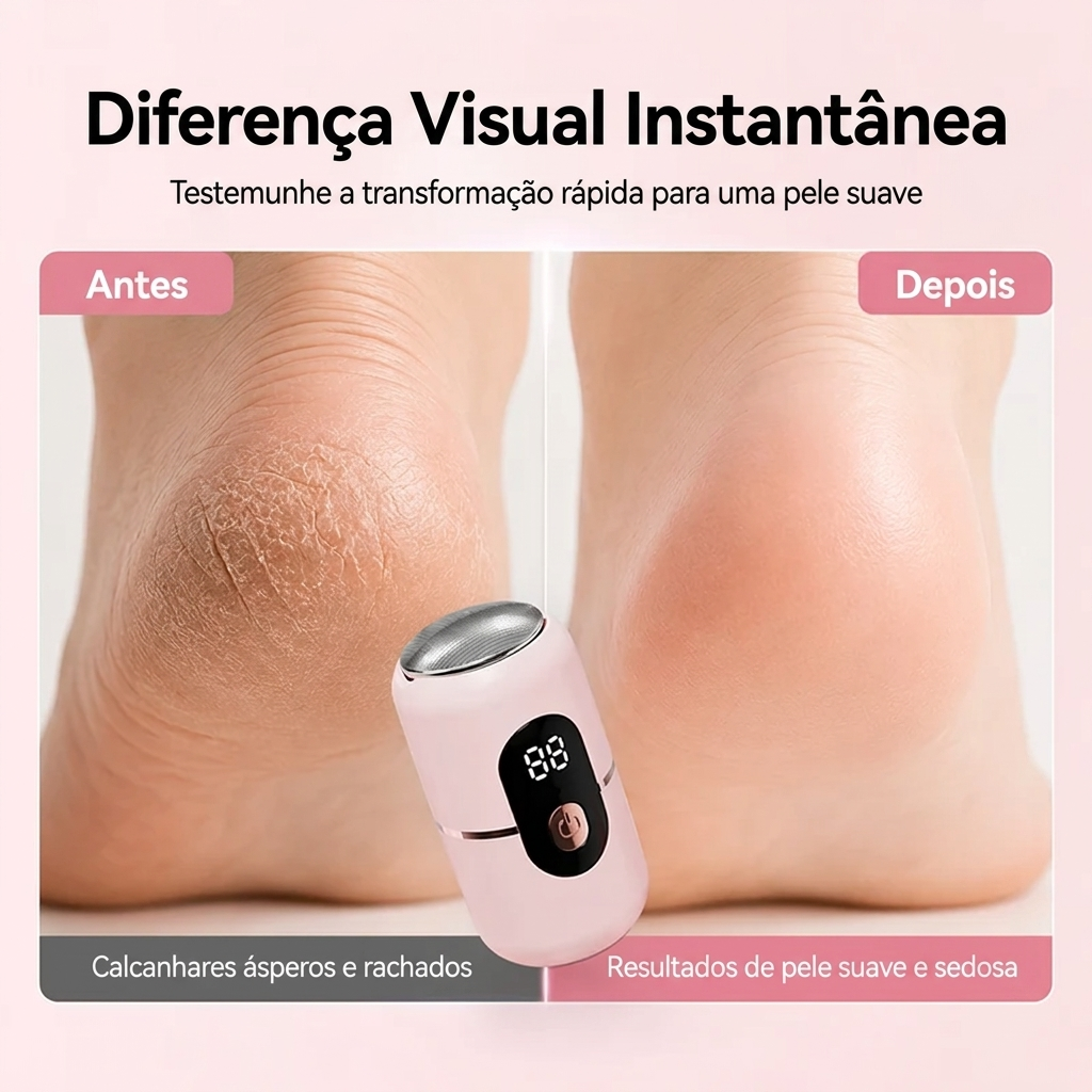 Lima Elétrica para Pés Profissional