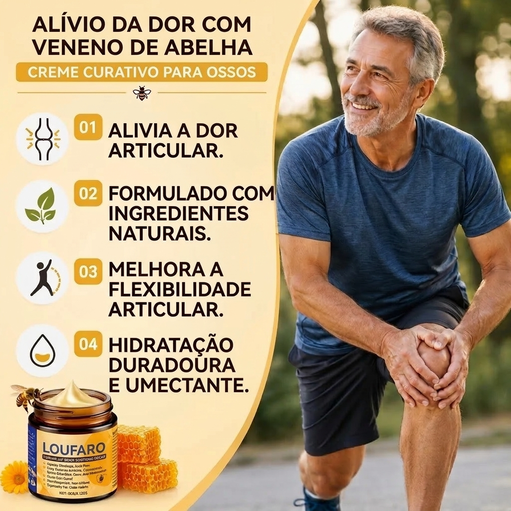 Creme Alívio Bee Veneno Natural