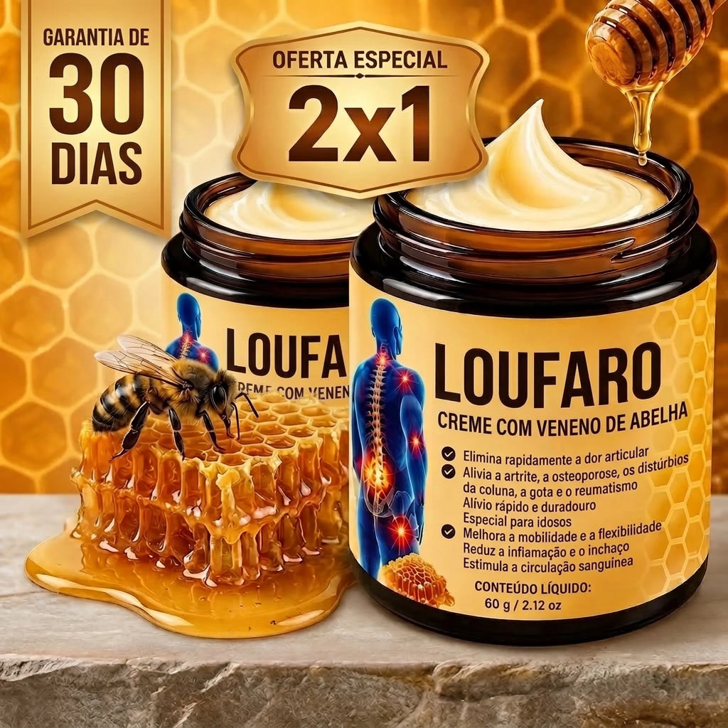 Creme Alívio Bee Veneno Natural