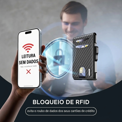 Carteira Masculina RFID – Fina, Elegante e Segura