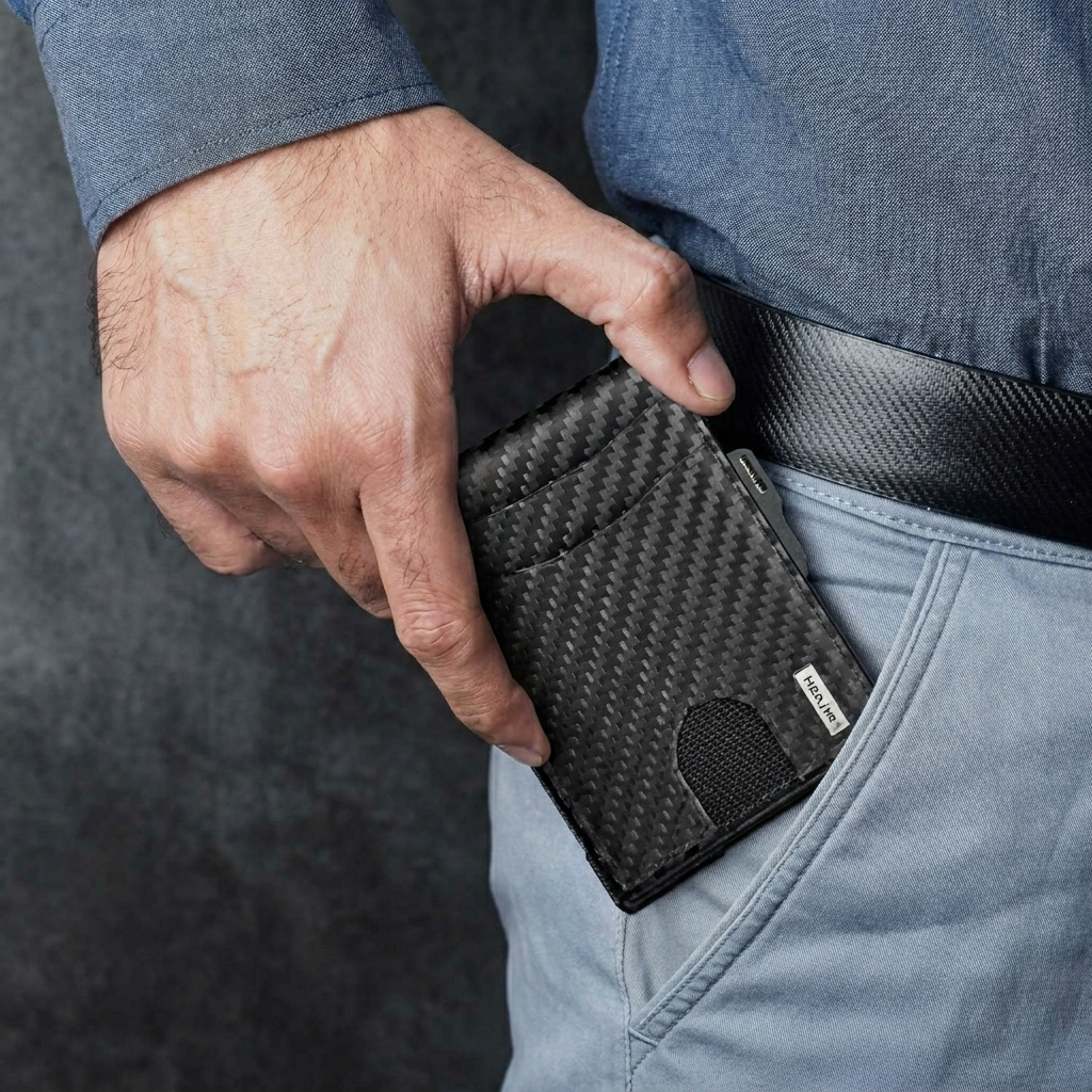 Carteira Masculina RFID – Fina, Elegante e Segura