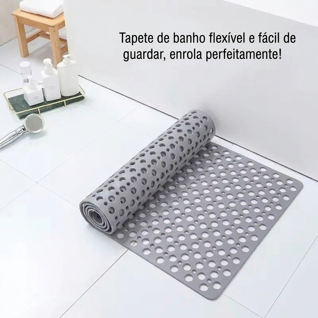 Tapete de Duche Antiderrapante – Mais Estabilidade e Conforto