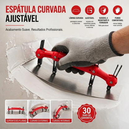 Raspador Curvo Ajustável – Ferramenta Multifuncional para Superfícies Curvas