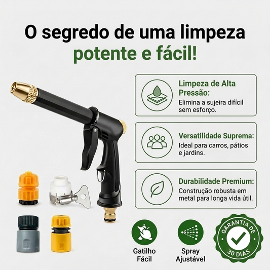 Esguicho Portátil de Alta Pressão para Carros