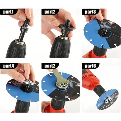 Kit Adaptador para Transformar sua Furadeira ou Parafusadeira em Esmerilhadeira