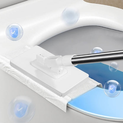 Vassoura de Limpeza Multifuncional com Microfibra & Papel Toalha