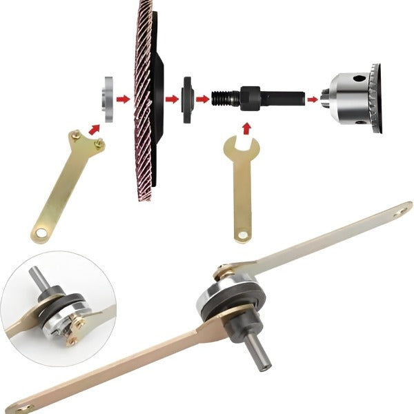 Kit Adaptador para Transformar sua Furadeira ou Parafusadeira em Esmerilhadeira